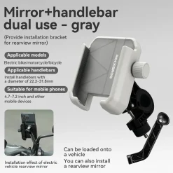 Bike Phone Holder Half Wrap Anti-Overload for 4.7-7.2''