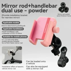 Bike Phone Holder Half Wrap Anti-Overload for 4.7-7.2''