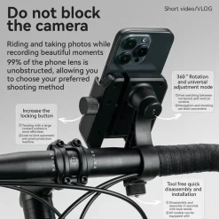 Bike Phone Holder Half Wrap Anti-Overload for 4.7-7.2''