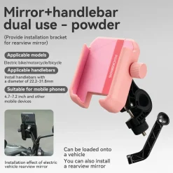 Bike Phone Holder Half Wrap Anti-Overload for 4.7-7.2''