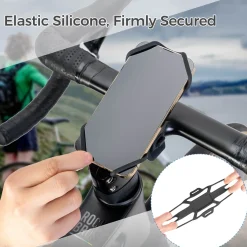 Bike Phone Mount Silicone Quick-Release