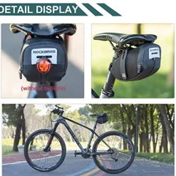 Bike Saddle Bag Strap-on Cycling Wedge Pack 0.75L