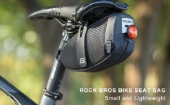 Bike Saddle Bag Strap-on Cycling Wedge Pack 0.75L