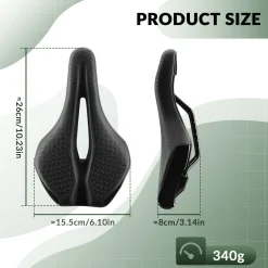 Bike Seat Anti-Slip Memory Foam Breathable