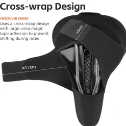 Bike Seat Cover 3D Printed Shock Absorption Cushion Pad
