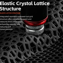 Bike Seat Cover 3D Printed Shock Absorption Cushion Pad