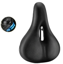 Bike Seat Memory Foam Bike Saddle Comfortable Waterproof for Leisure