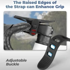 Bike Stem Phone Mount for Mountain & Road Bike 4-7 Inch