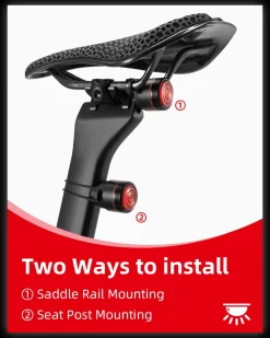 Bike Tail Light Brake Sense USB-C