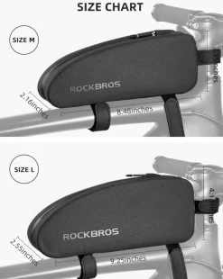 Bike Top Tube Bag for Cycling Essentials