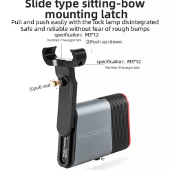 Bluetooth Lock Light Brake Sense Diurnal Light