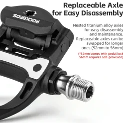 Carbon Fiber SPD Clipless Pedals for Road Bikes 9/16''