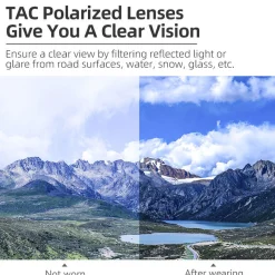 Clear Lens Photochromic Bicycle Glasses (UV400)