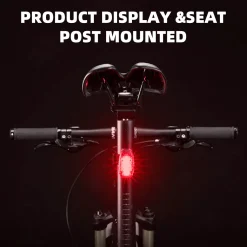 Clip-On Tail Light 3 Lighting Modes