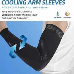 Cooling Arm Sleeves Wide Anti-Slip Band