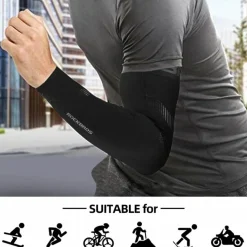 Cooling Arm Sleeves Wide Anti-Slip Band