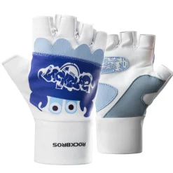 Cute Kids Half-Finger Cycling Gloves Non-Slip Padded Unisex