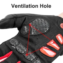 Cycling Gloves Full Finger with Gel Padded Shock Absorbing