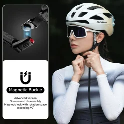 Cycling Helmet Bionic Support Antibacterial Liner Adjustable Fit