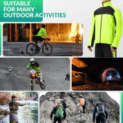 Cycling Jacket Pants Winter Suit Fluorescent Green