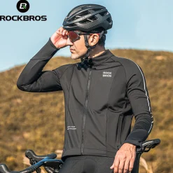 Cycling Long Sleeve Fleece Jersey for 32°F–50°F