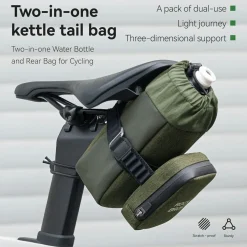 Cycling Two-in-one Bicycle Kettle Tail Bag