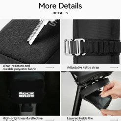 Cycling Two-in-one Bicycle Kettle Tail Bag