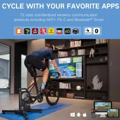 CYCPLUS T2 Indoor BLDC-Motor Drive Riding Smart Bike Trainer Compatible with Zwift APP