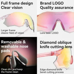 Durable Polarized Cycling Sunglasses with UV400 Protection