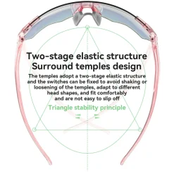 Durable Polarized Cycling Sunglasses with UV400 Protection