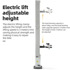 Electric Lifting Bike Repair Stand for Heavy E-Bikes