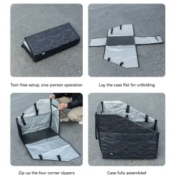 Folding Bike Travel Case Fits 14