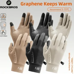 Graphene Winter Cycling Gloves for 41–59°F
