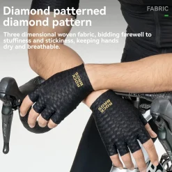 Half Finger Cycling Gloves with SBR Padding