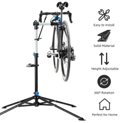 Height-Adjustable Bike Repair Stand for Home Maintenance