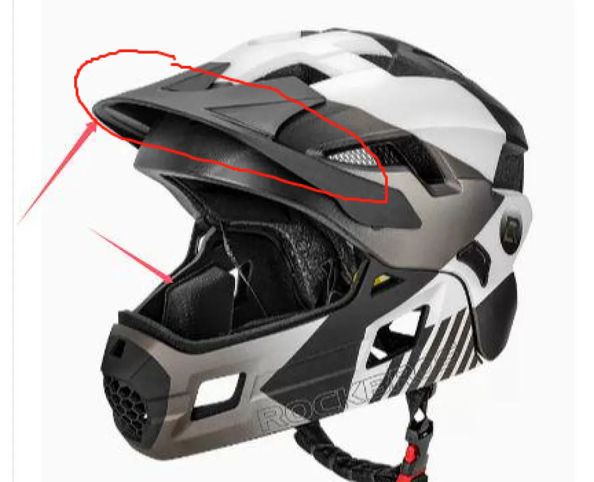 Helmet brim(For 10110061003)