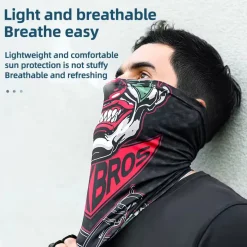 Ice Silk Sunscreen Mask Breathable UV Protection