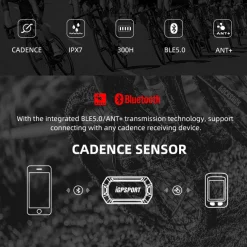 iGPSPORT Bike Speed & Cadence Sensor ANT+ Bluetooth 5.0 IPX7 Waterproof