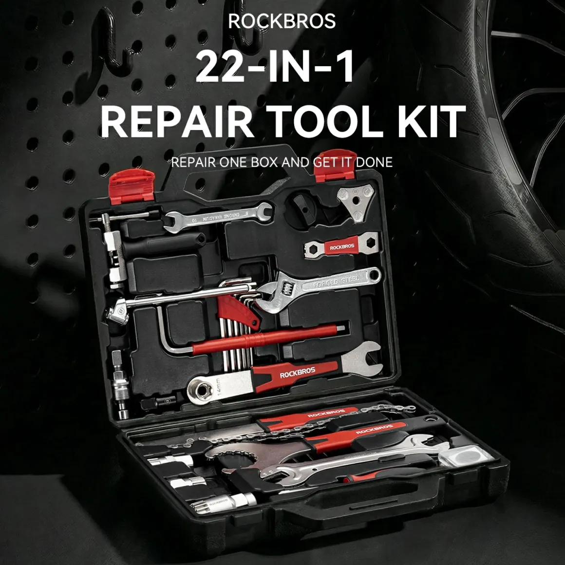 22-IN-1 Bike Repair Tool Kit for Mountain/Road Bike