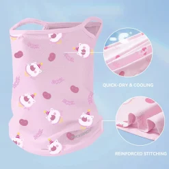 Kids Cooling Neck Gaiter for Boys Girls Age 7-12