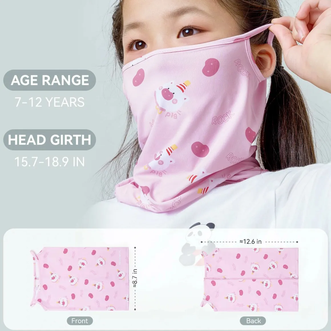 Kids Cooling Neck Gaiter for Boys Girls Age 7-12