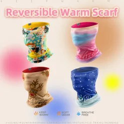 Kids Cycling Neck Gaiter Warm Double-Sided