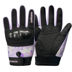 Kids Full Finger Gloves with Hard Shell Protection