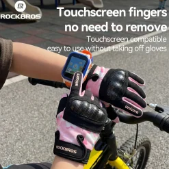 Kids Full Finger Gloves with Hard Shell Protection