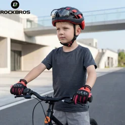 Kids Full Finger Gloves with Hard Shell Protection