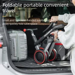 Kids 3 in 1 Tricycle Adjustable Seat Removable Pedals Toddler Ride On Bike