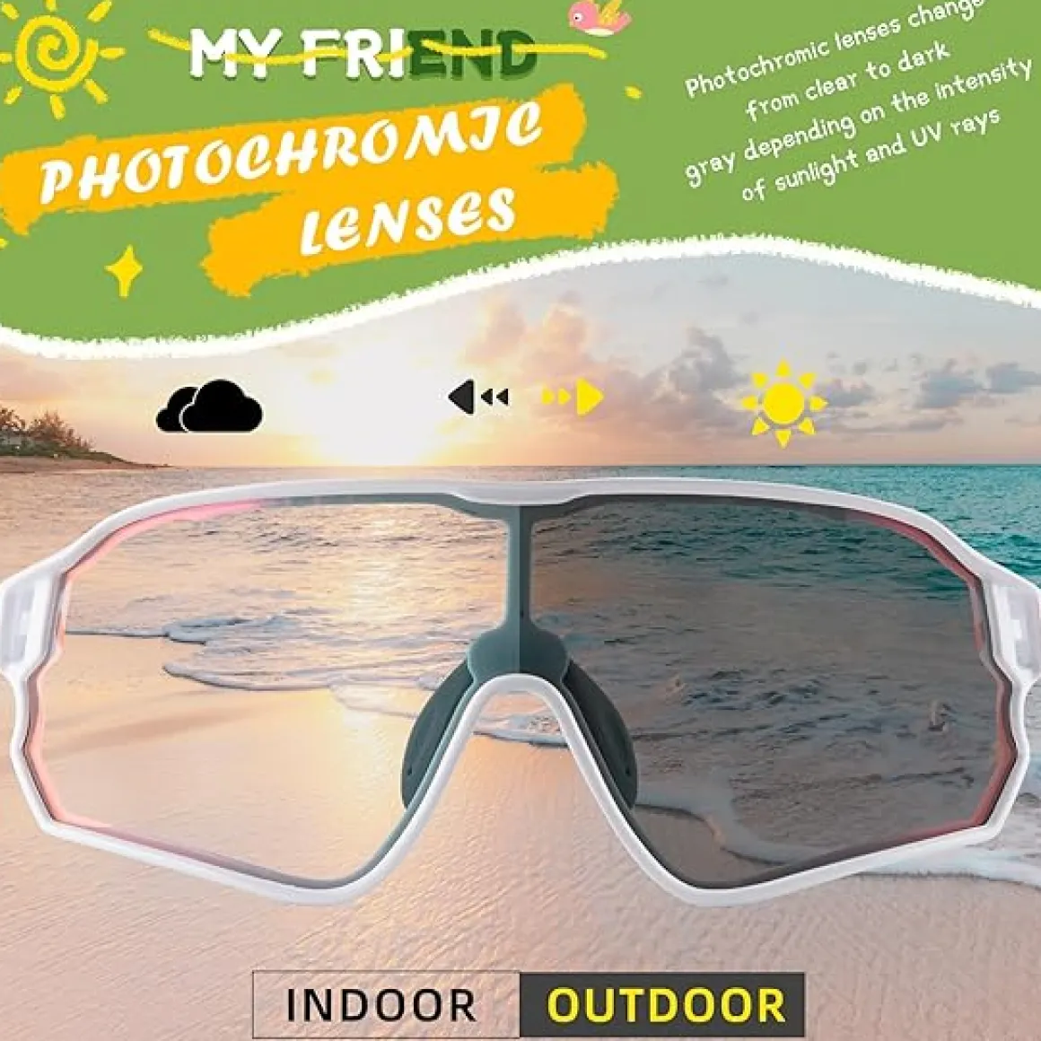 Kids Sports Glasses for Ages 8–14