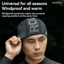 Knitted Cycling Cap for Under-Helmet Use Lightweight