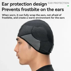 Knitted Cycling Cap for Under-Helmet Use Lightweight