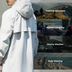 Long Raincoat Waterproof Poncho Jackets